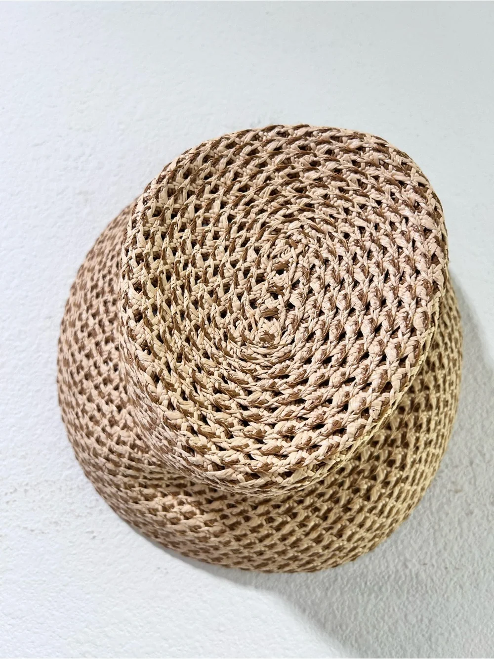 Eric Javits Women's Valeria Bucket Hat Wide Brim Straw Bucket Hat - Natural - Picture 5 of 16
